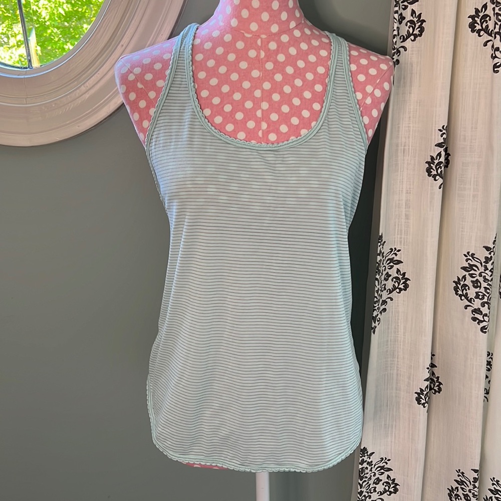 Lululemon Striped Racerback Tank Size 12